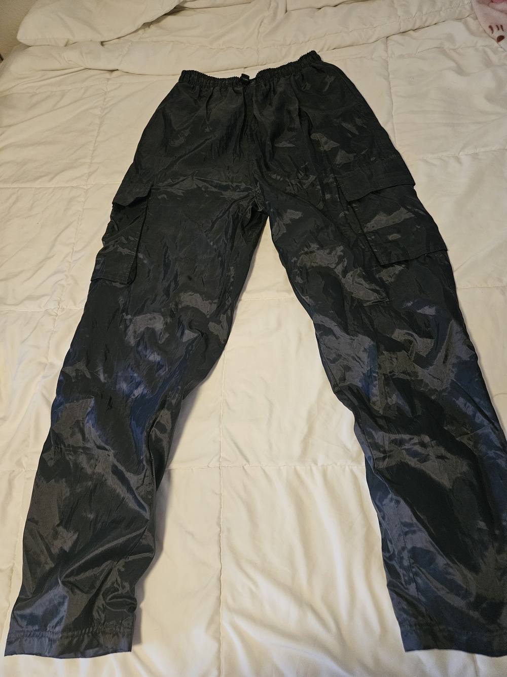 Generra Sport Men's Black Cargo Pants with Elastic Waist